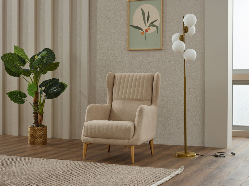 Neo 3-pieces (Sofa & Loveseat & Chair) Livingroom in Beige - 200-SIM-NEO-GIRNE03-321