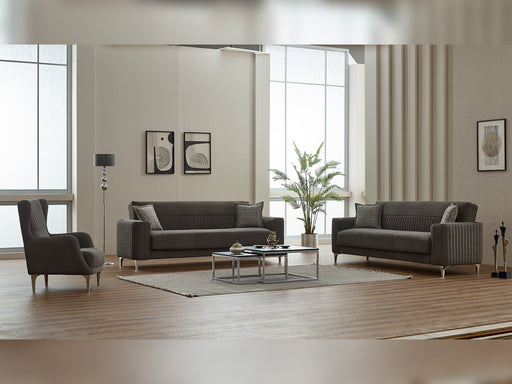 Neo Convertible Loveseat in Dark Grey - 200-SIM-NEO-GIRNE10-2