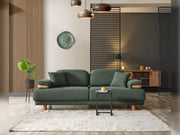 Neo Mustang 4-pieces (2 Sofa & 2 Chair) Livingroom in Cream - Anthracite - 200-ELIF-NEOM-A183-3311