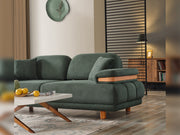 Neo Mustang 4-pieces (2 Sofa & 2 Chair) Livingroom in Cream - Anthracite - 200-ELIF-NEOM-A183-3311