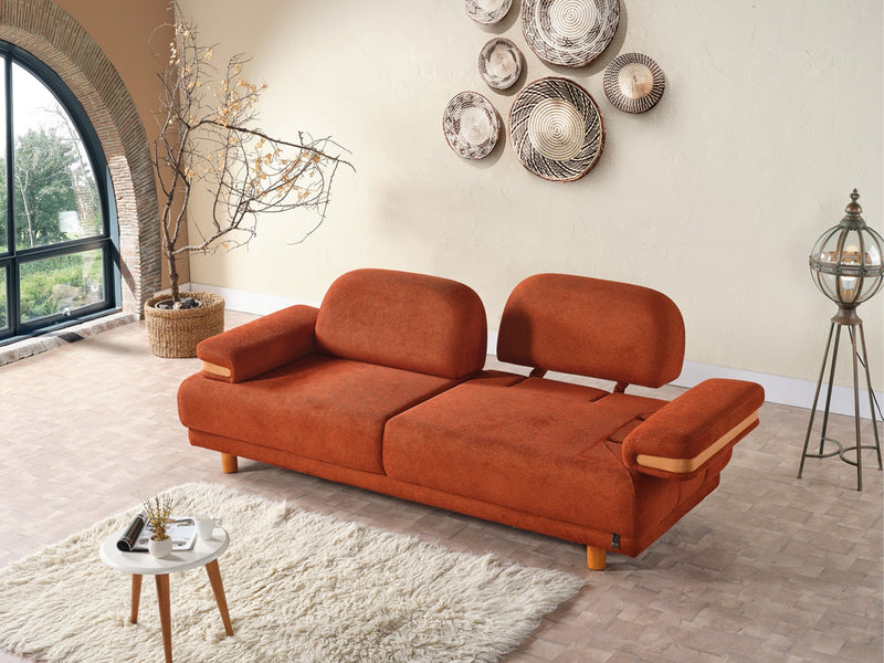 Neo Mustang 4-pieces (2 Sofa & 2 Chair) Livingroom in White - Brick - 200-ELIF-NEOM-A184-3311