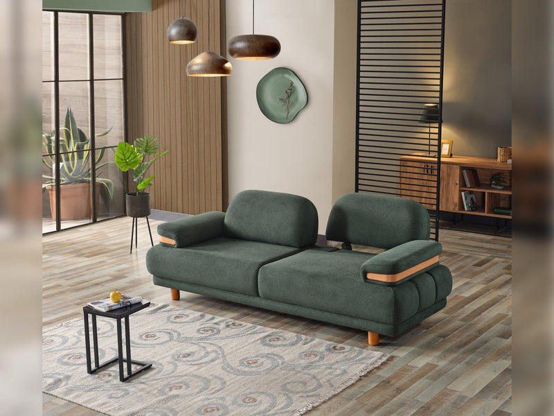 Neo Mustang 4-pieces (2 Sofa & 2 Chair) Livingroom in White - Brick - 200-ELIF-NEOM-A184-3311