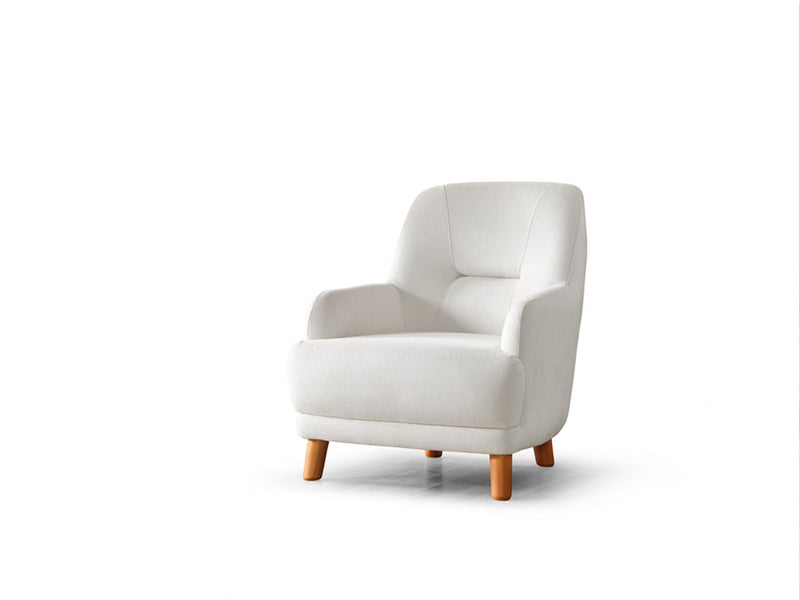 Neo Mustang 4-pieces (2 Sofa & 2 Chair) Livingroom in White - Brick - 200-ELIF-NEOM-A184-3311
