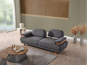 Neo Mustang 4-pieces (2 Sofa & 2 Chair) Livingroom in White - Brick - 200-ELIF-NEOM-A184-3311