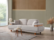 Neo Mustang 4-pieces (2 Sofa & 2 Chair) Livingroom in White - Brick - 200-ELIF-NEOM-A184-3311