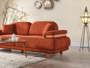 Neo Mustang Convertible Sofa in Cream - 200-ELIF-NEOM-A183-3