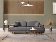 Neo Mustang Convertible Sofa in Cream - 200-ELIF-NEOM-A183-3