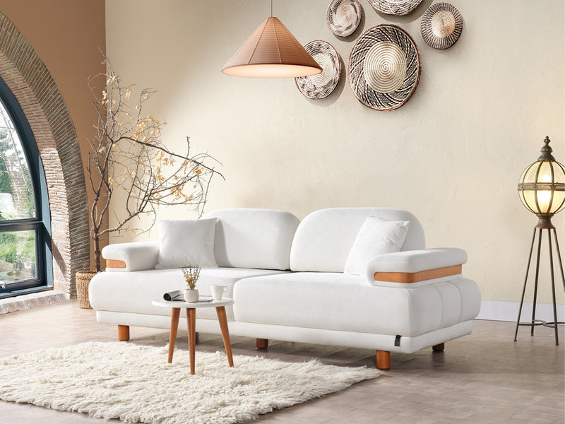 Neo Mustang Convertible Sofa in Yellow - 200-ELIF-NEOM-A185-3