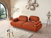 Neo Mustang Convertible Sofa in Yellow - 200-ELIF-NEOM-A185-3