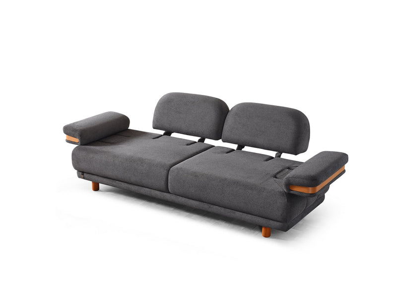 Neo Mustang Convertible Sofa in Yellow - 200-ELIF-NEOM-A185-3