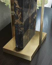 Neonish Black/Gold Finish Table Lamp - L428984