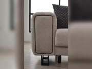Nero Convertible Loveseat Light Grey in Light Grey - 101-NER-GIR02-2