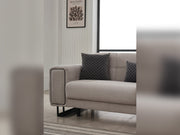 Nero Convertible Sofa Light Grey in Light Grey - 101-NER-GIR02-3