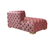 Neva Pink Velvet Double Chaise 138" Sectional [ETA: 8/23] - DMV FurnitureSectional