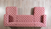 Neva Pink Velvet Double Chaise 138" Sectional [ETA: 8/23] - DMV FurnitureSectional