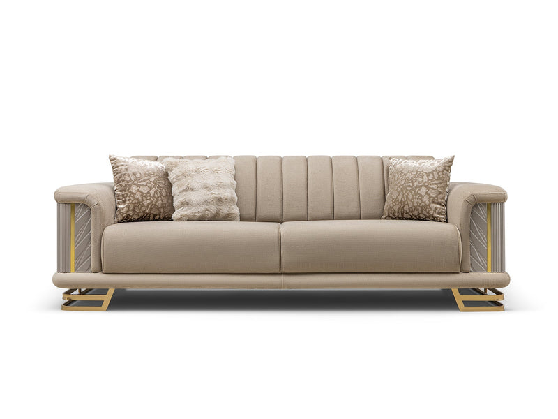 Nevada Convertible Loveseat in Beige - 200-ST-NEV-FLORIA07-2