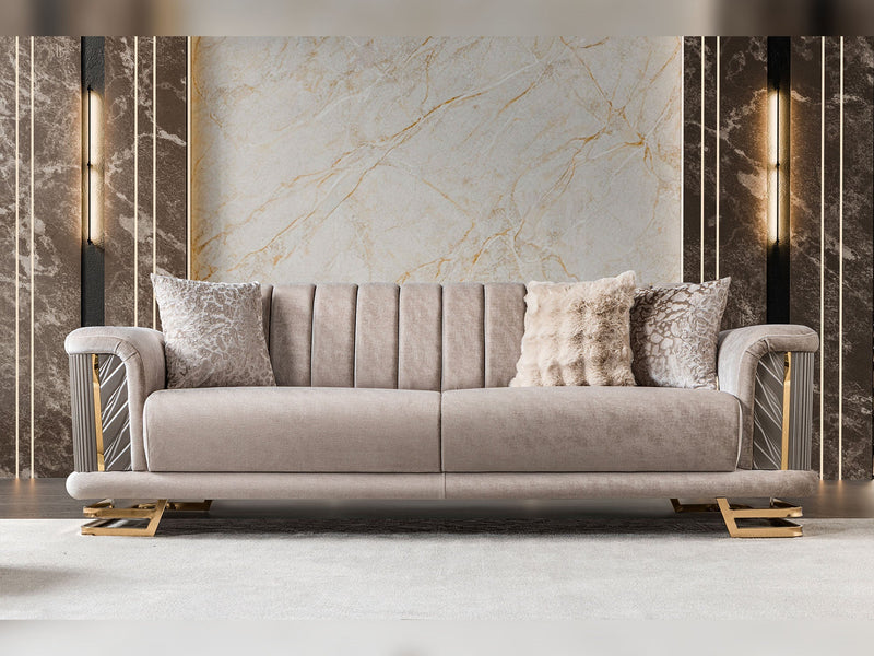 Nevada Convertible Loveseat in Beige - 200-ST-NEV-FLORIA07-2