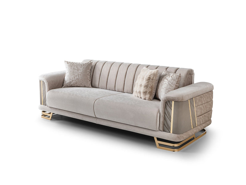 Nevada Convertible Sofa in Beige - 200-ST-NEV-FLORIA07-3