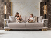 Nevada Convertible Sofa in Beige - 200-ST-NEV-FLORIA07-3