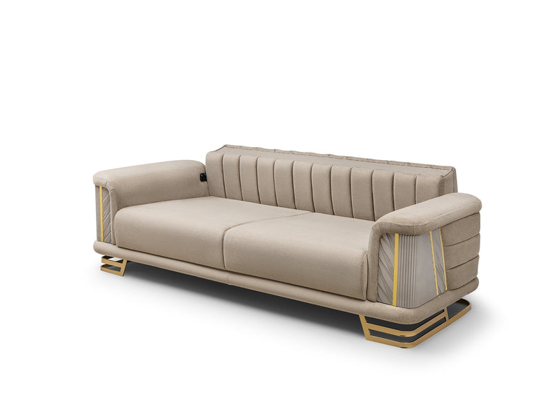 Nevada Convertible Sofa in Cream - 200-ST-NEV-KENZO20-3