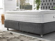 Nevada Storage Bed With Headboard Grey - Full in Grey - 110-NEV-GREY-140-SB