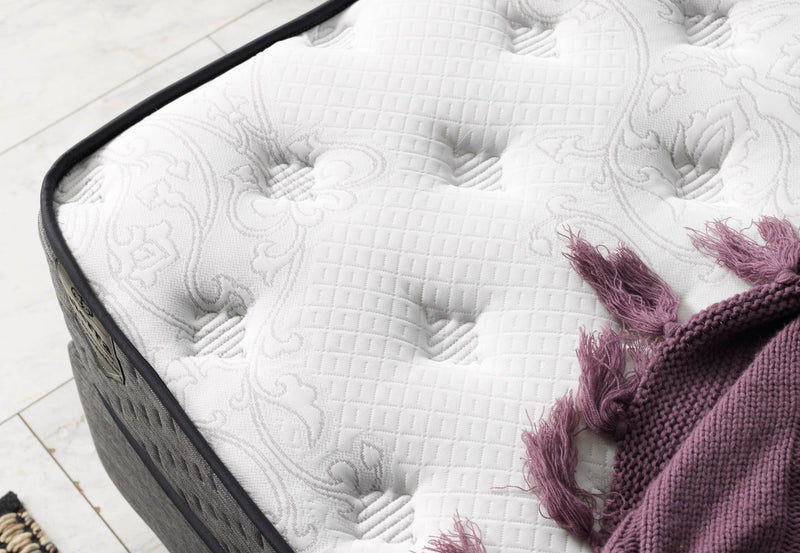 Nevada Storage Bed With Headboard Grey - Full in Grey - 110-NEV-GREY-140-SB