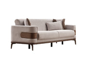 New Mood Convertible Sofa Cream in Cream - 101-MOO-SOFT01-3