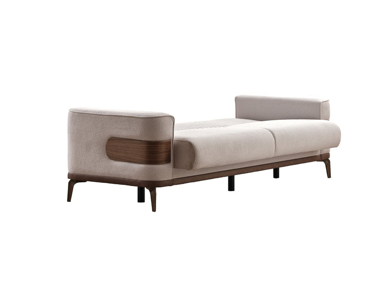 New Mood Convertible Sofa Cream in Cream - 101-MOO-SOFT01-3
