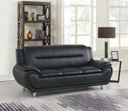 New York Black Sofa & Loveseat - NEW-YORK-BK-SLS