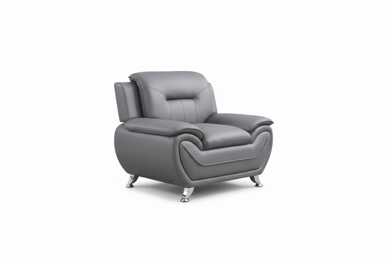 New York Gray Sofa & Loveseat & Chair - NEW-YORK-GY-SLC
