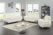 New York White Sofa & Loveseat & Chair - NEW-YORK-WT-SLC