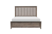 Newell Light Brown Upholstered Panel Bedroom Set - DMV FurnitureBedroom Set