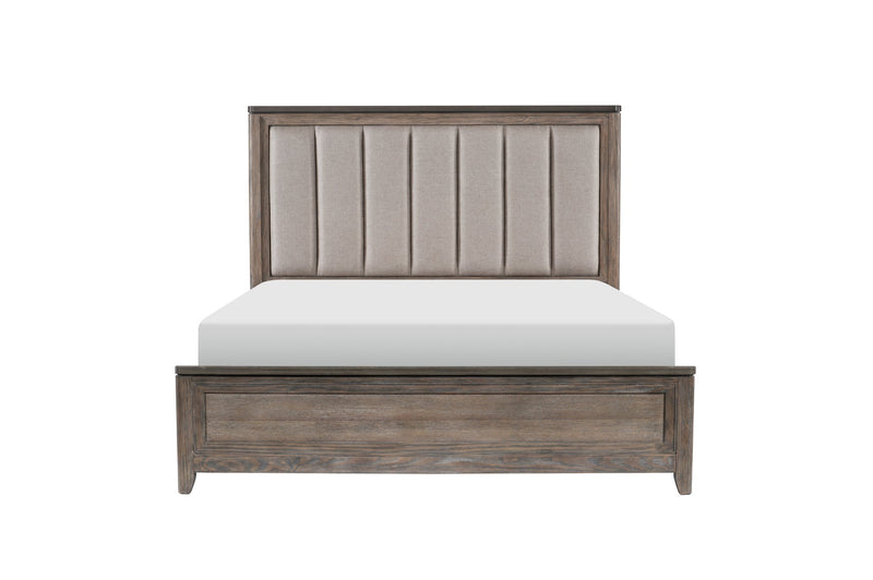 Newell Light Brown Upholstered Panel Bedroom Set - DMV FurnitureBedroom Set