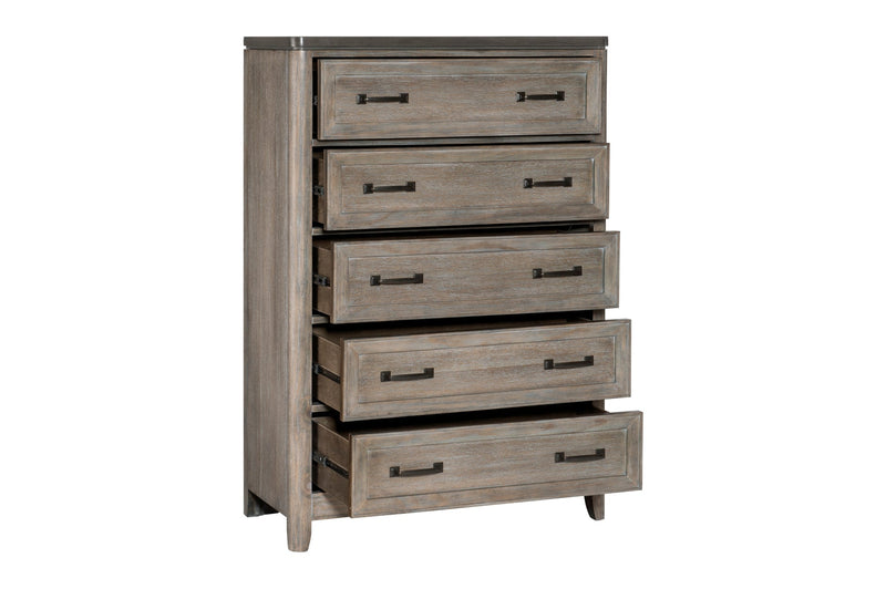 Newell Light Brown Upholstered Panel Bedroom Set - DMV FurnitureBedroom Set