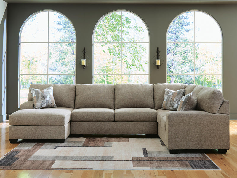 Newellen Hemp 3-Piece Sectional with Chaise - 48404S1