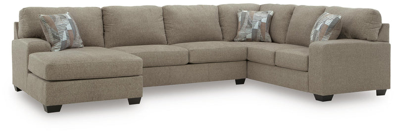 Newellen Hemp 3-Piece Sectional with Chaise - 48404S1
