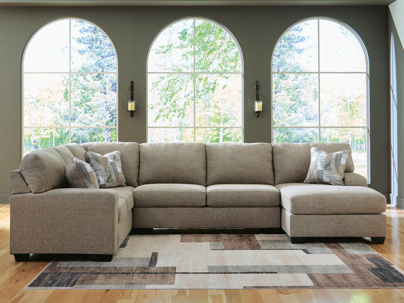 Newellen Hemp 3-Piece Sectional with Chaise - 48404S2