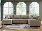 Newellen Hemp 3-Piece Sleeper Sectional with Chaise - 48404S5