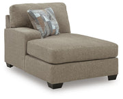 Newellen Hemp Left-Arm Facing Corner Chaise - 4840416