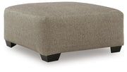 Newellen Hemp Oversized Accent Ottoman - 4840408