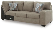 Newellen Hemp Right-Arm Facing Sofa with Corner Wedge - 4840449