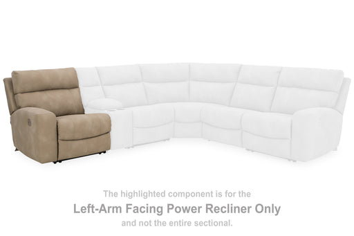 Next-Gen DuraPella Sand Left-Arm Facing Power Recliner - 6100458