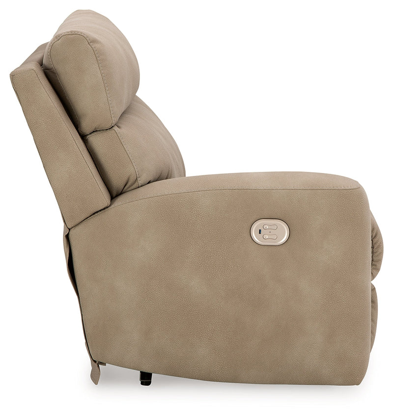 Next-Gen DuraPella Sand Left-Arm Facing Power Recliner - 6100458