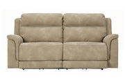 Next - Gen DuraPella Sand Power Reclining Sofa - DMV FurniturePower Reclining Sofa
