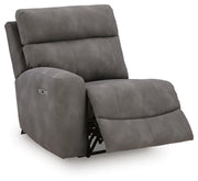 Next-Gen Durapella Slate 5-Piece Power Reclining Sectional - 61003S8