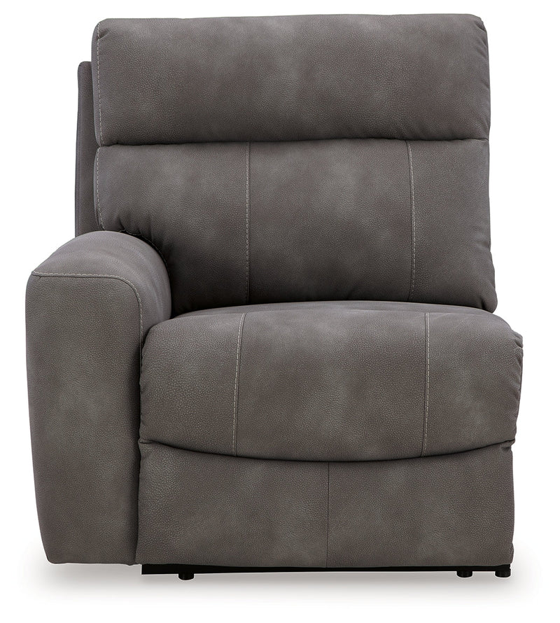 Next-Gen DuraPella Slate Left-Arm Facing Power Recliner - 6100358