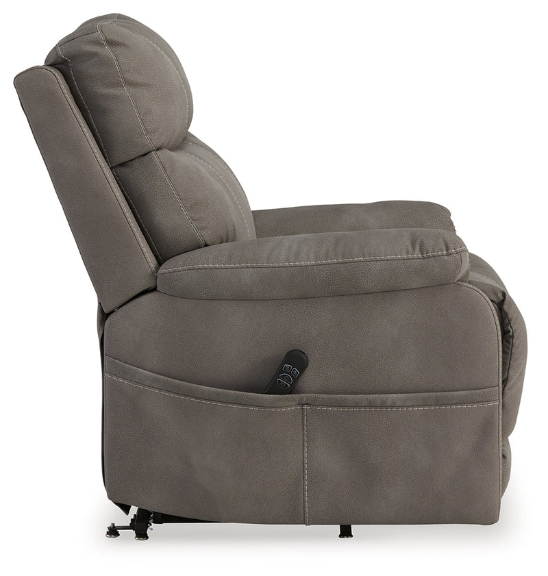 Next-Gen Durapella Slate Power Lift Recliner - 4070812