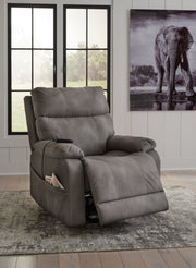 Next-Gen Durapella Slate Power Lift Recliner - 4070812