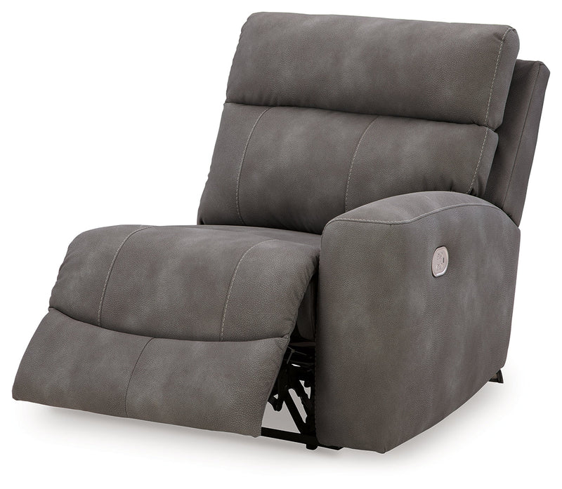 Next-Gen DuraPella Slate Right-Arm Facing Power Recliner - 6100362