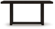 Neymorton Dark Grayish Brown Counter Height Dining Table - D618-13